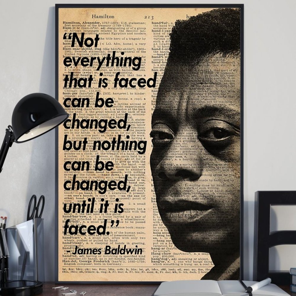 James Baldwin Quotes Dictionary Prints